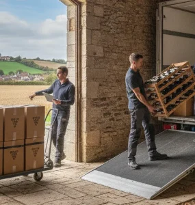 demenager cave vin toute securite